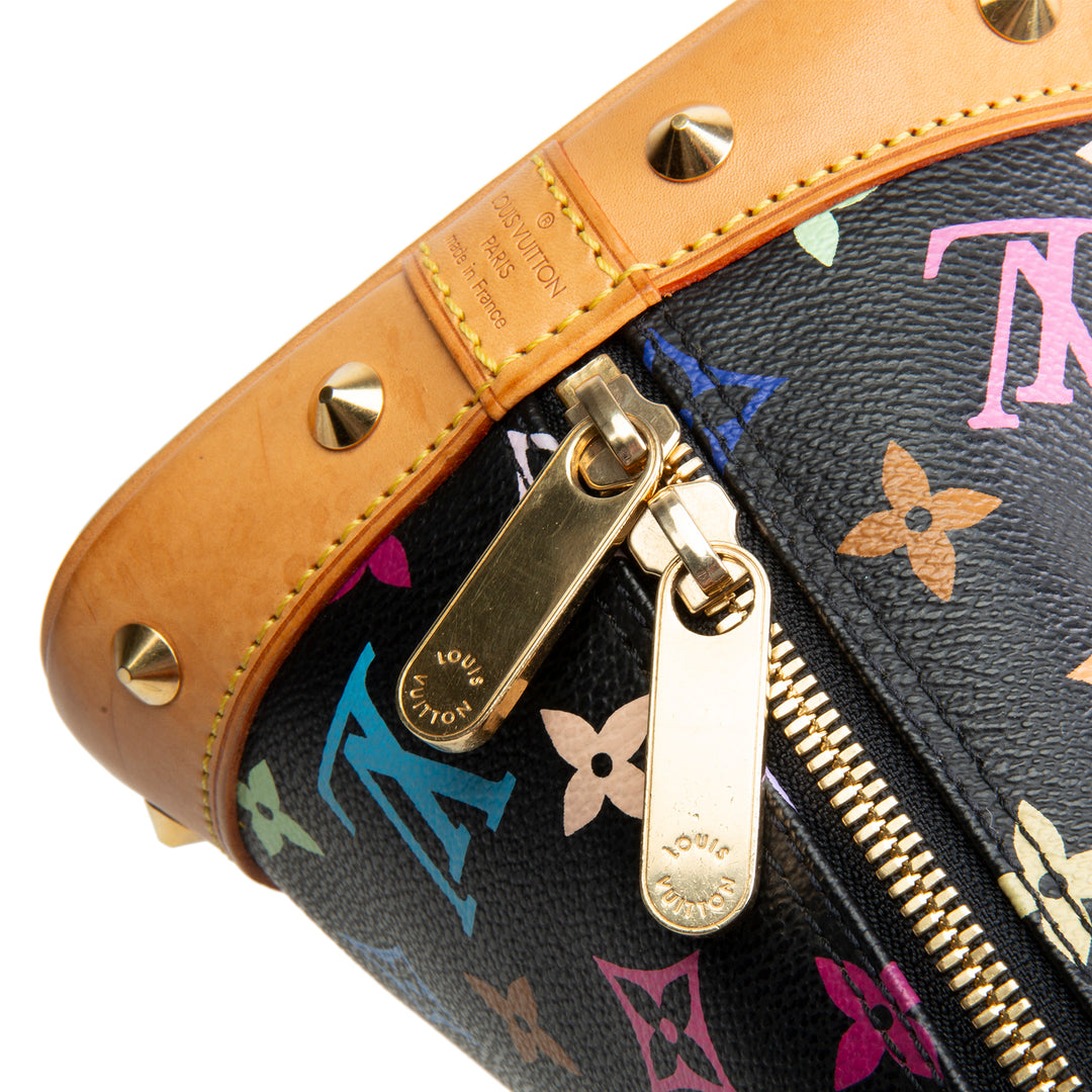 LOUIS VUITTON x Takashi Murakami Multicolore Alma - Black