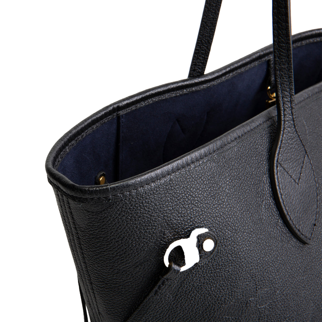 LOUIS VUITTON Giant Monogram Neverfull MM w/pouch - Black