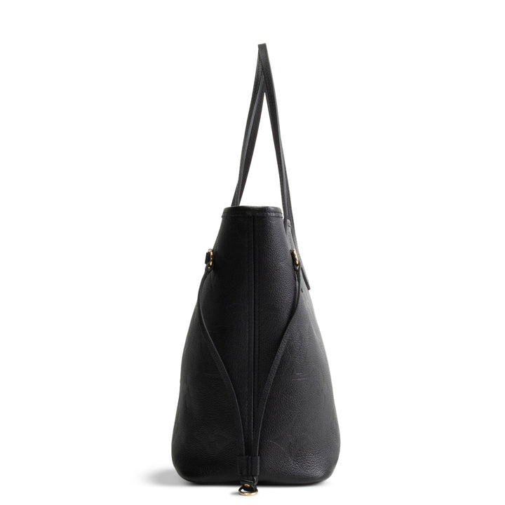 LOUIS VUITTON Giant Monogram Neverfull MM w/pouch - Black