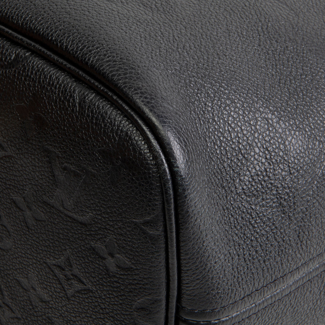 LOUIS VUITTON Giant Monogram Neverfull MM w/pouch - Black