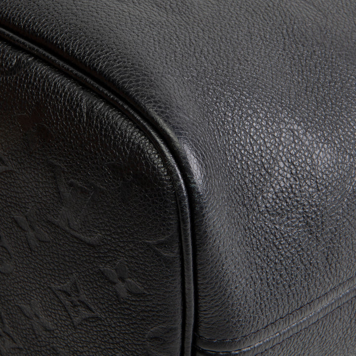 LOUIS VUITTON Giant Monogram Neverfull MM w/pouch - Black
