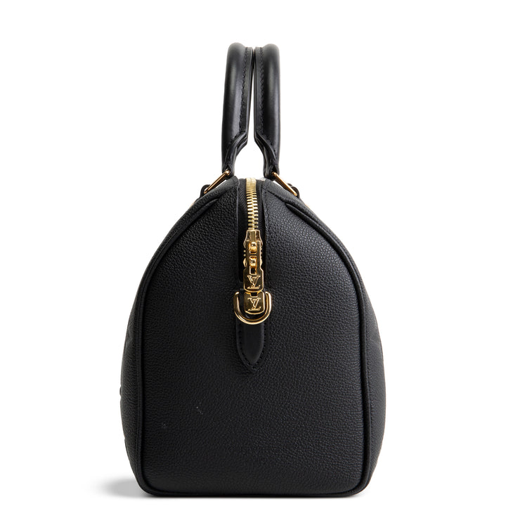 LOUIS VUITTON Empreinte Monogram Giant Speedy Bandouliere 25 - Black