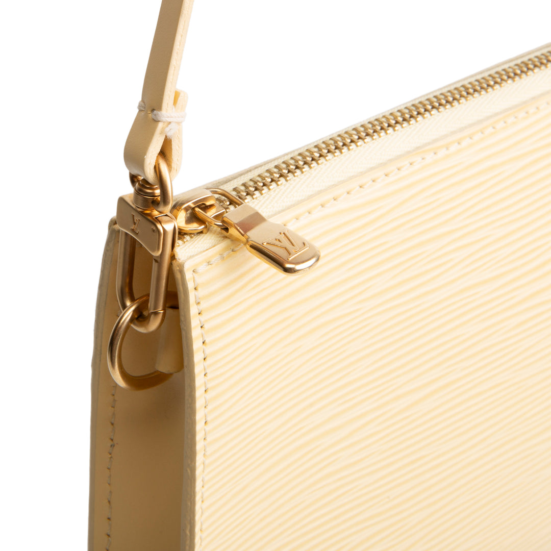 LOUIS VUITTON Vintage Epi Pochette Accessoires - Buttercream