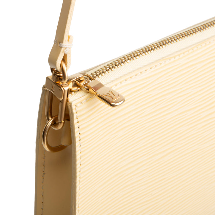 LOUIS VUITTON Vintage Epi Pochette Accessoires - Buttercream
