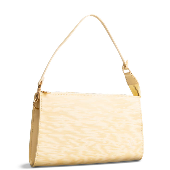 LOUIS VUITTON Vintage Epi Pochette Accessoires - Buttercream