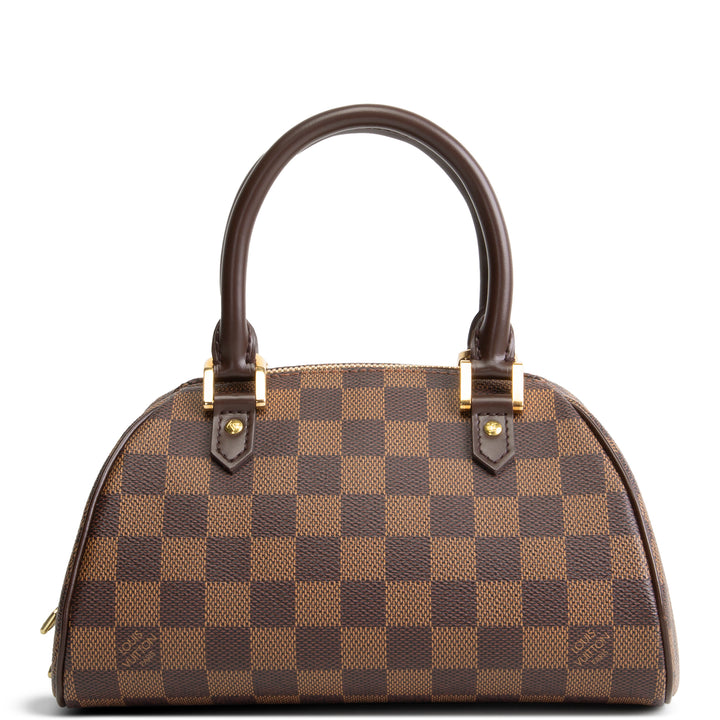 LOUIS VUITTON Damier Ebene Mini Ribera Handle Bag