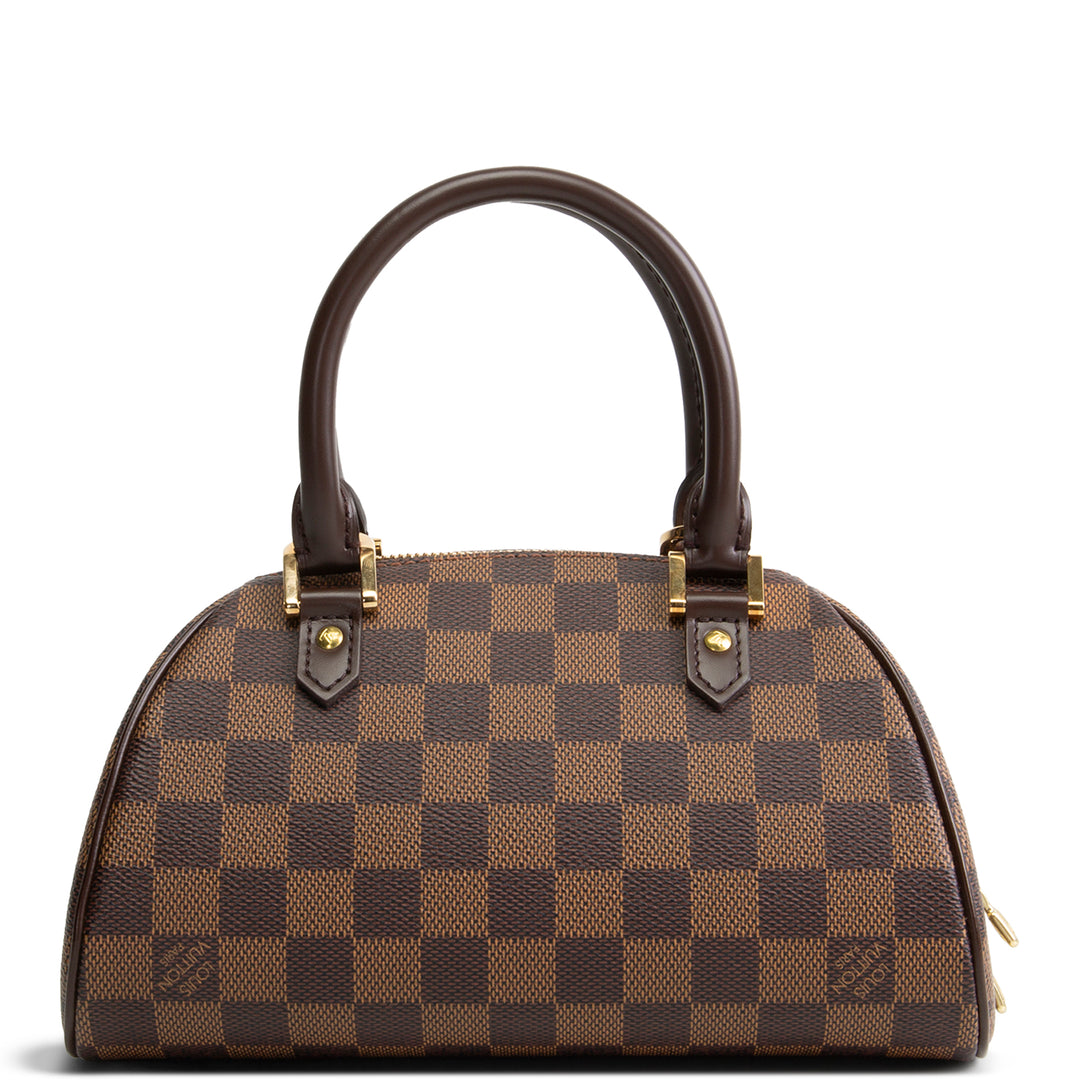 LOUIS VUITTON Damier Ebene Mini Ribera Handle Bag
