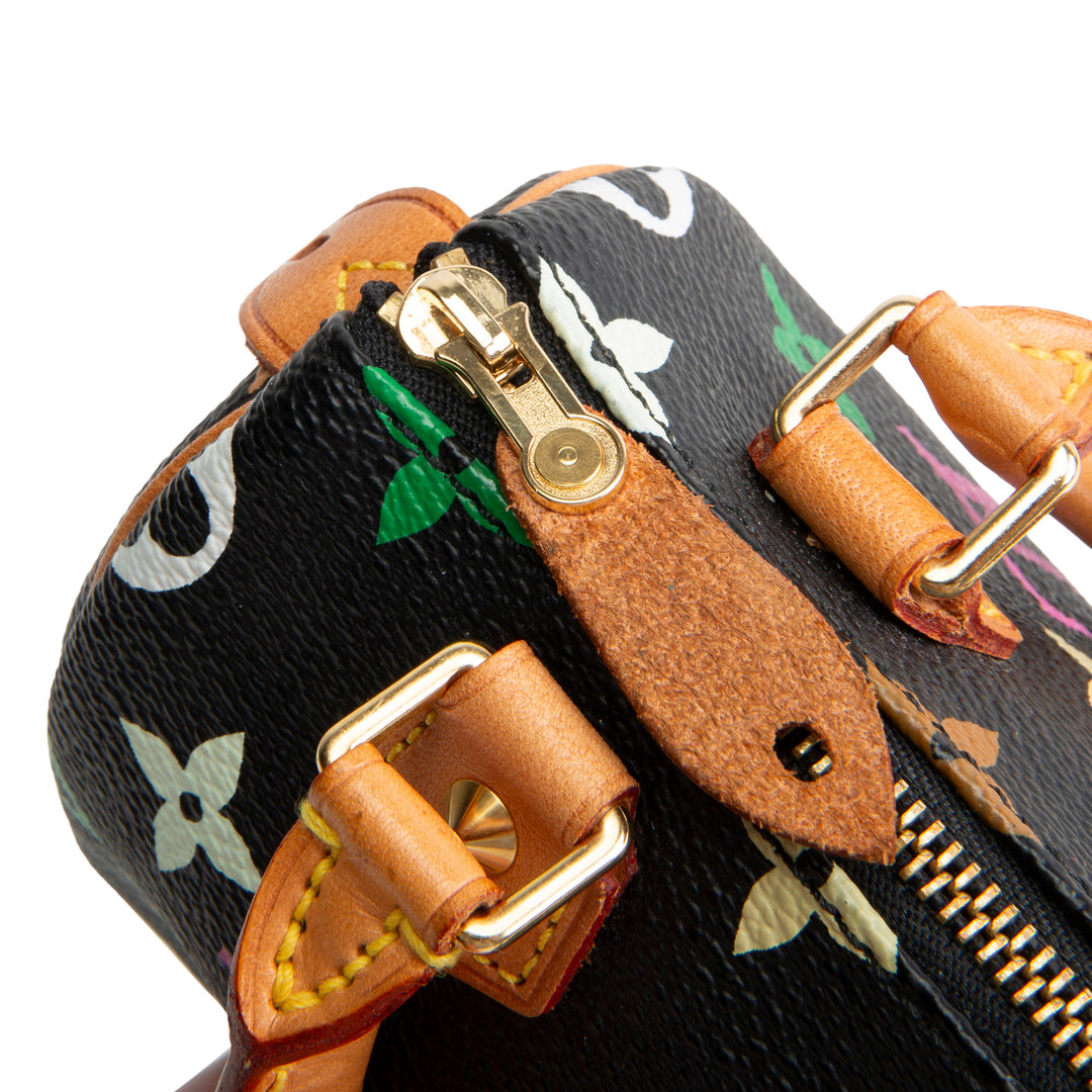 LOUIS VUITTON Vintage x Takashi Murakami Monogram Multicolore Mini Speedy HL - Black