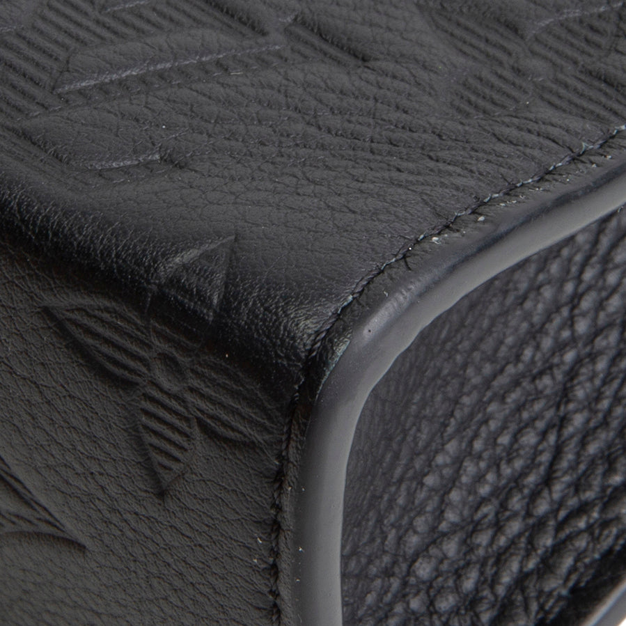 LOUIS VUITTON Monogram Shadow Gaston Wearable Wallet - Black