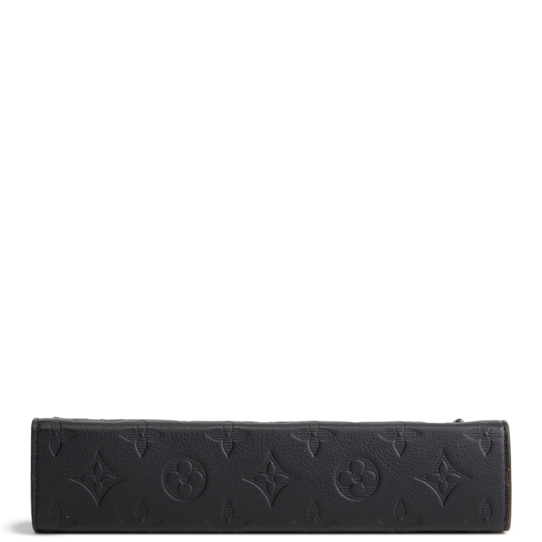 LOUIS VUITTON Monogram Shadow Gaston Wearable Wallet - Black