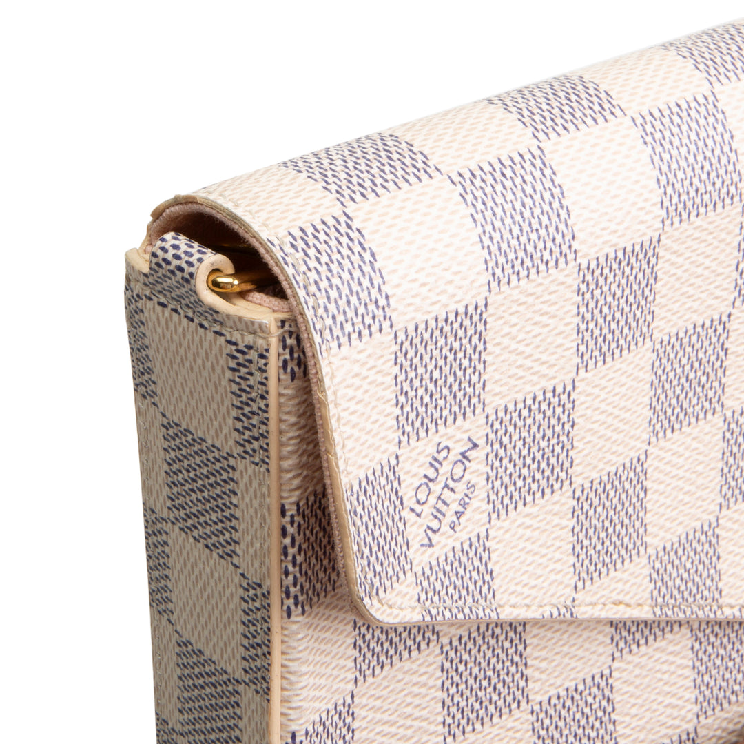 LOUIS VUITTON Damier Azur Felicie Pochette