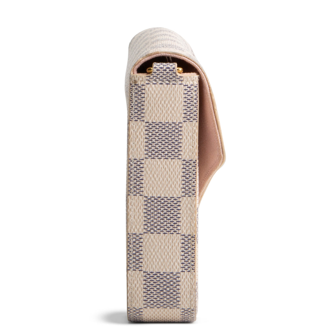 LOUIS VUITTON Damier Azur Felicie Pochette