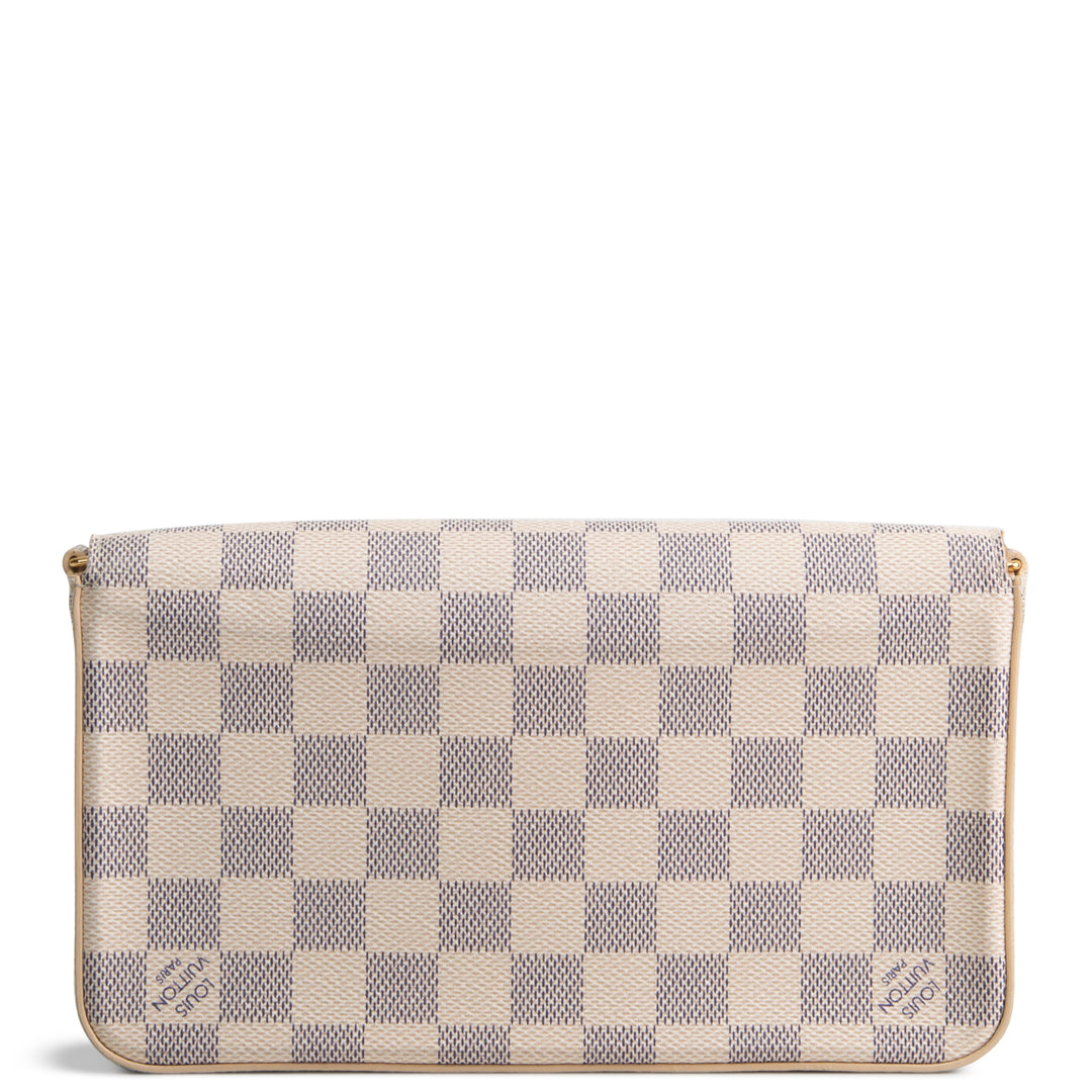 LOUIS VUITTON Damier Azur Felicie Pochette