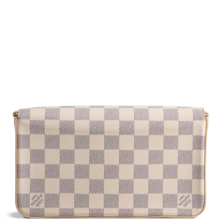 LOUIS VUITTON Damier Azur Felicie Pochette