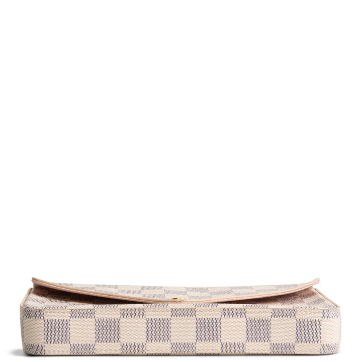 LOUIS VUITTON Damier Azur Felicie Pochette