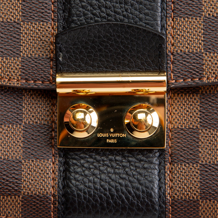LOUIS VUITTON Damier Ebene Wight Shoulder Bag - Black
