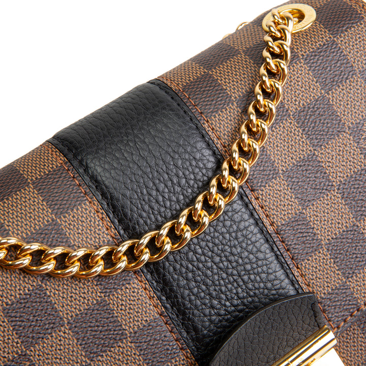 LOUIS VUITTON Damier Ebene Wight Shoulder Bag - Black