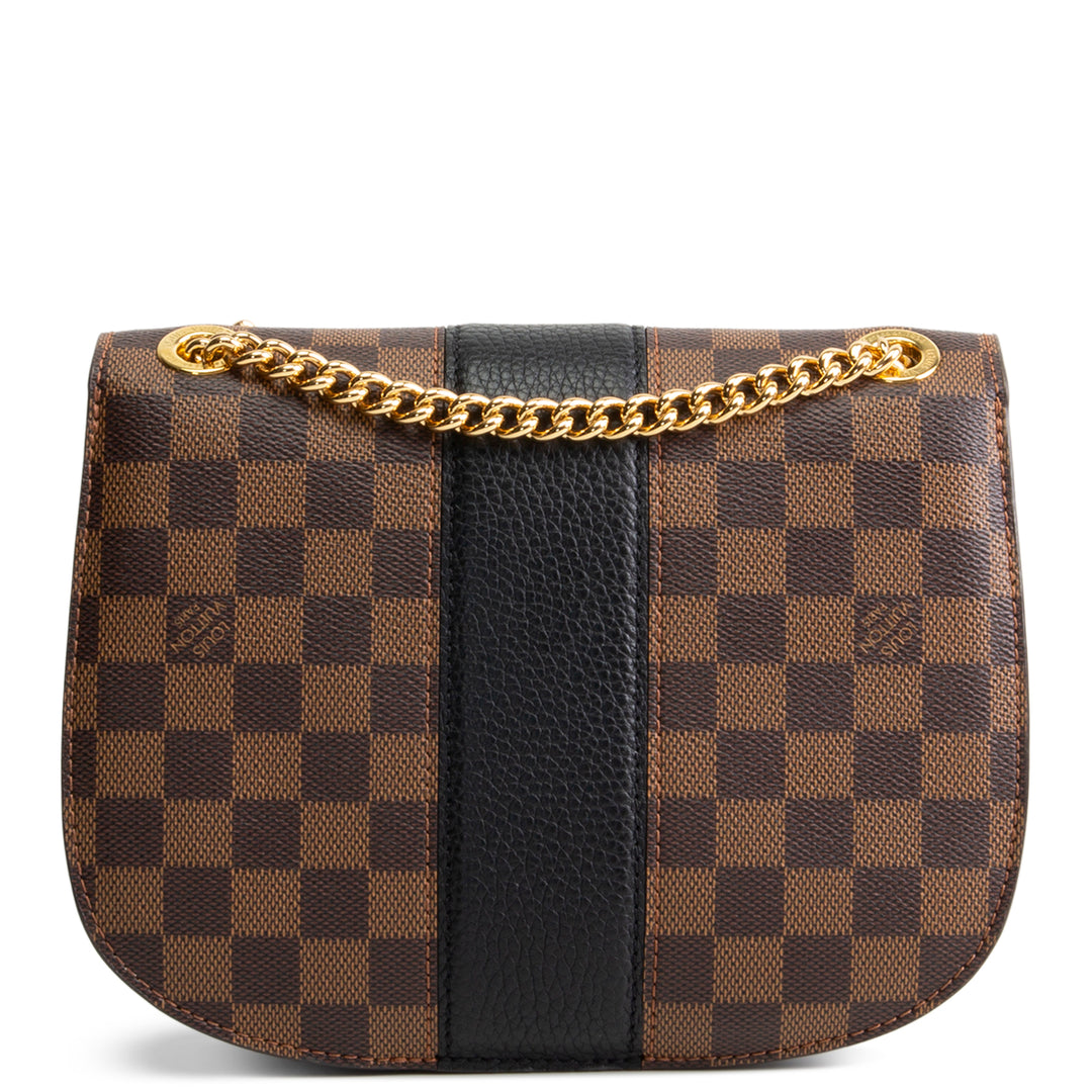 LOUIS VUITTON Damier Ebene Wight Shoulder Bag - Black