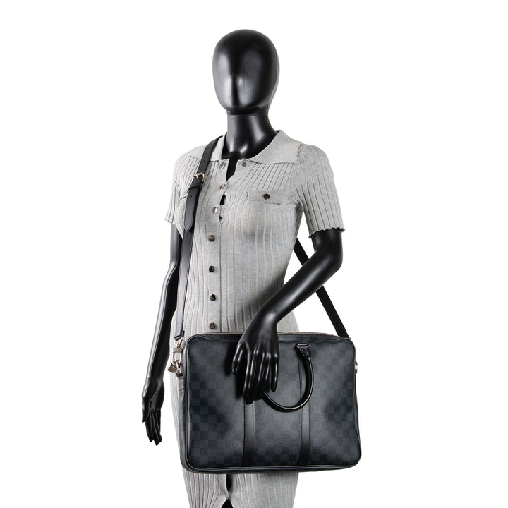 LOUIS VUITTON Damier Graphite Porte-Documents Briefcase