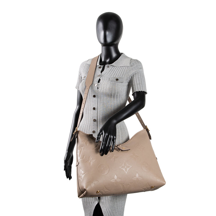 LOUIS VUITTON CarryAll MM Empreinte Giant Monogram - Turtledove