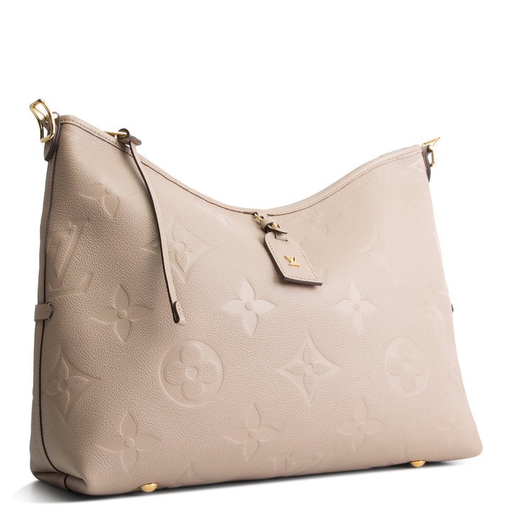 LOUIS VUITTON CarryAll MM Empreinte Giant Monogram - Turtledove