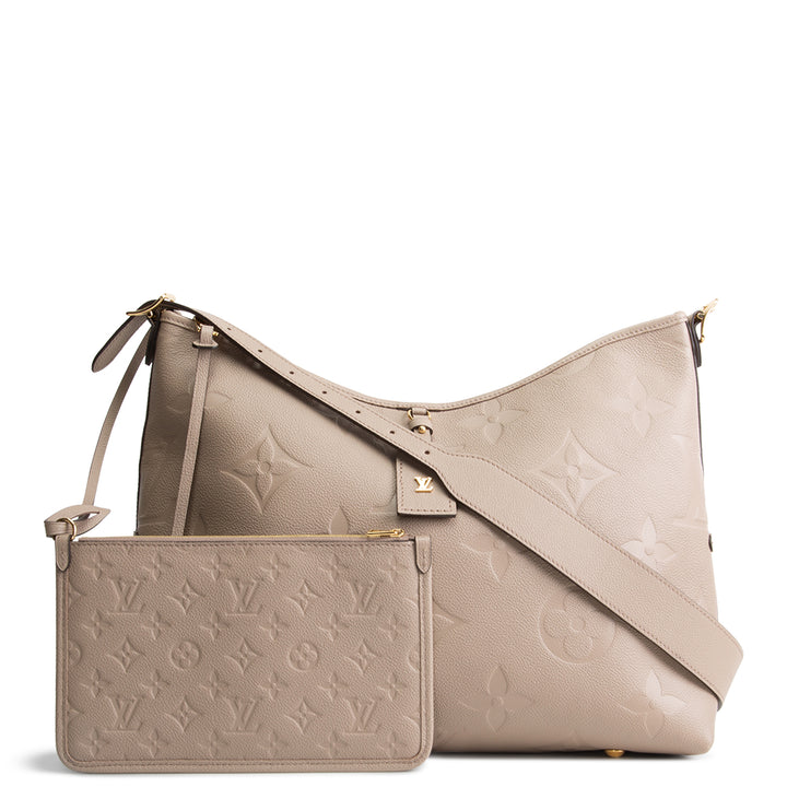 LOUIS VUITTON CarryAll MM Empreinte Giant Monogram - Turtledove