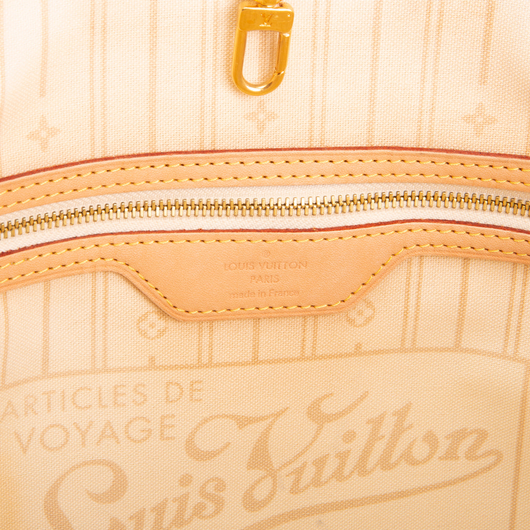 LOUIS VUITTON Damier Azur Neverfull MM
