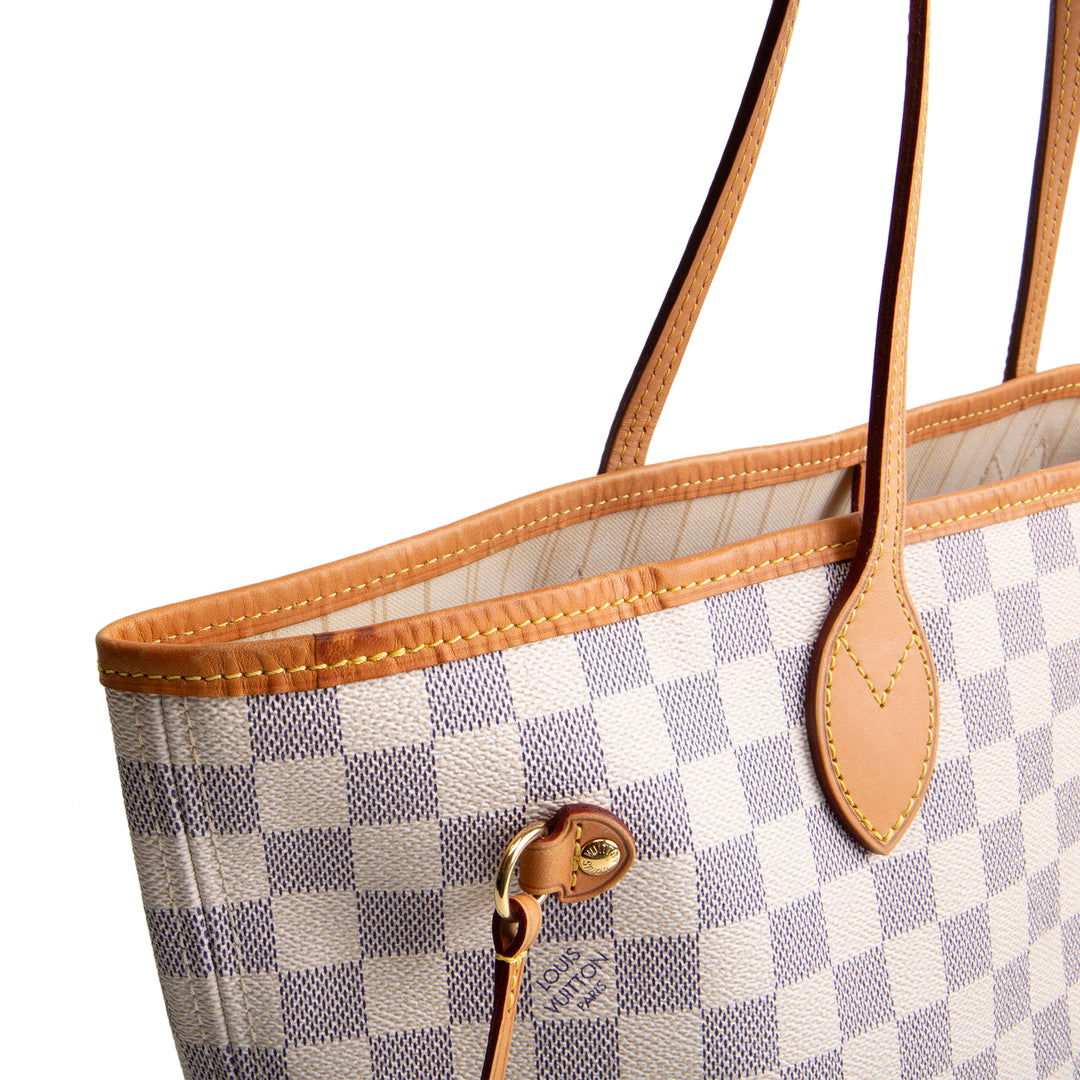 LOUIS VUITTON Damier Azur Neverfull MM