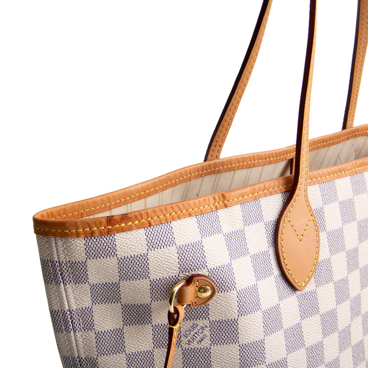 LOUIS VUITTON Damier Azur Neverfull MM