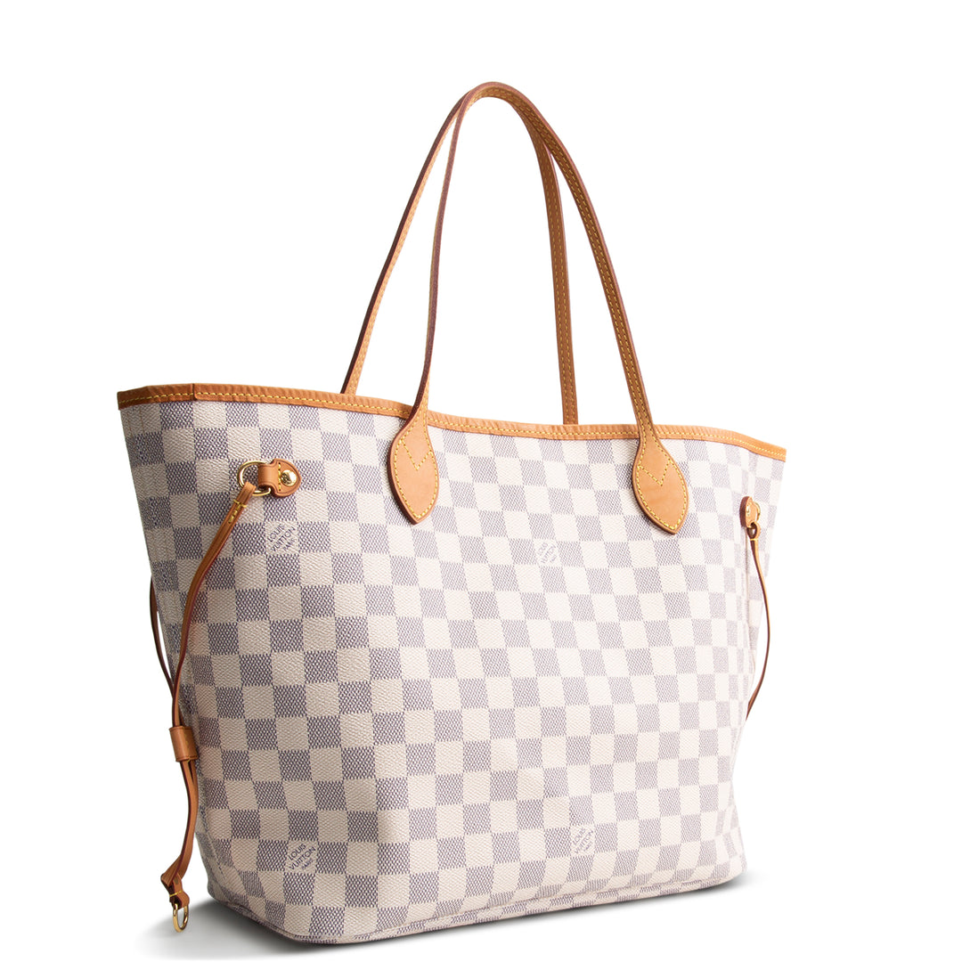 LOUIS VUITTON Damier Azur Neverfull MM