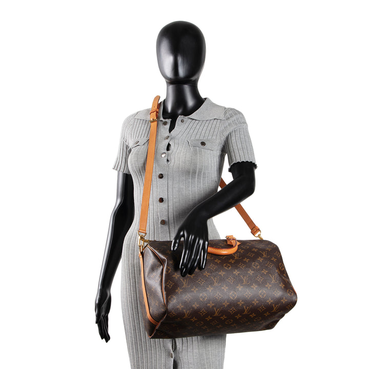 LOUIS VUITTON Monogram Speedy 35 Bandouliere
