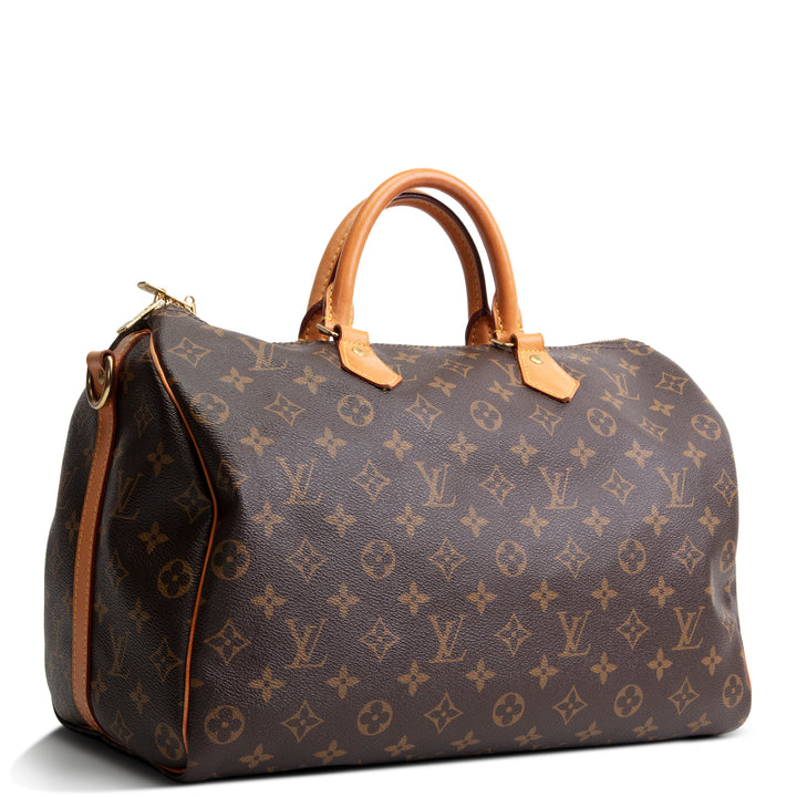 LOUIS VUITTON Monogram Speedy 35 Bandouliere