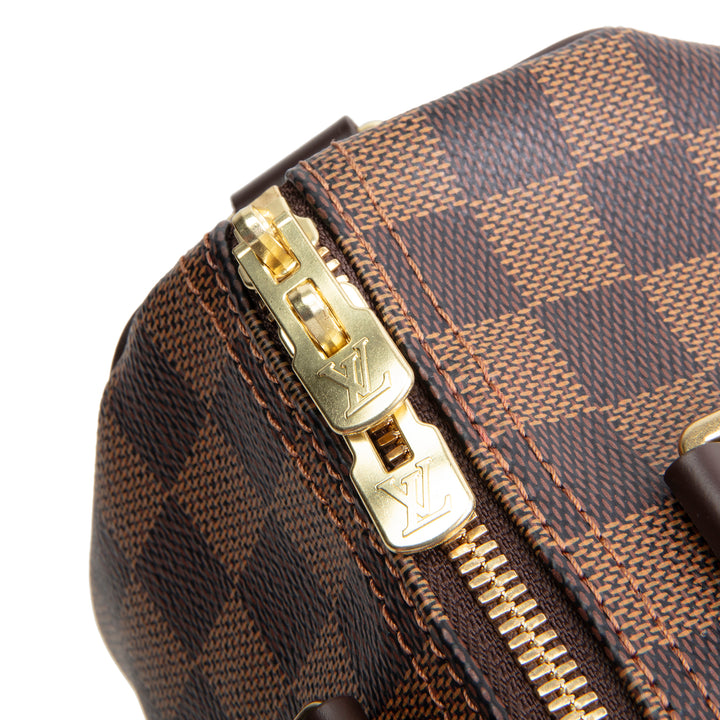LOUIS VUITTON Damier Ebene Speedy Bandouliere 25