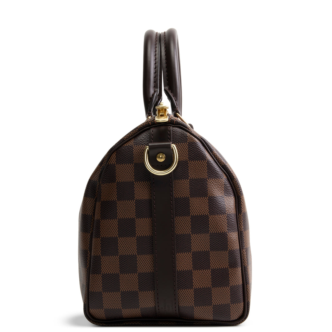 LOUIS VUITTON Damier Ebene Speedy Bandouliere 25