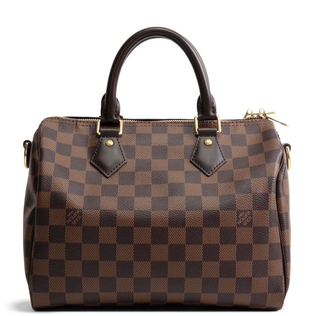 LOUIS VUITTON Damier Ebene Speedy Bandouliere 25