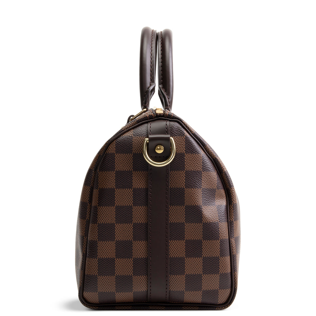 LOUIS VUITTON Damier Ebene Speedy Bandouliere 25
