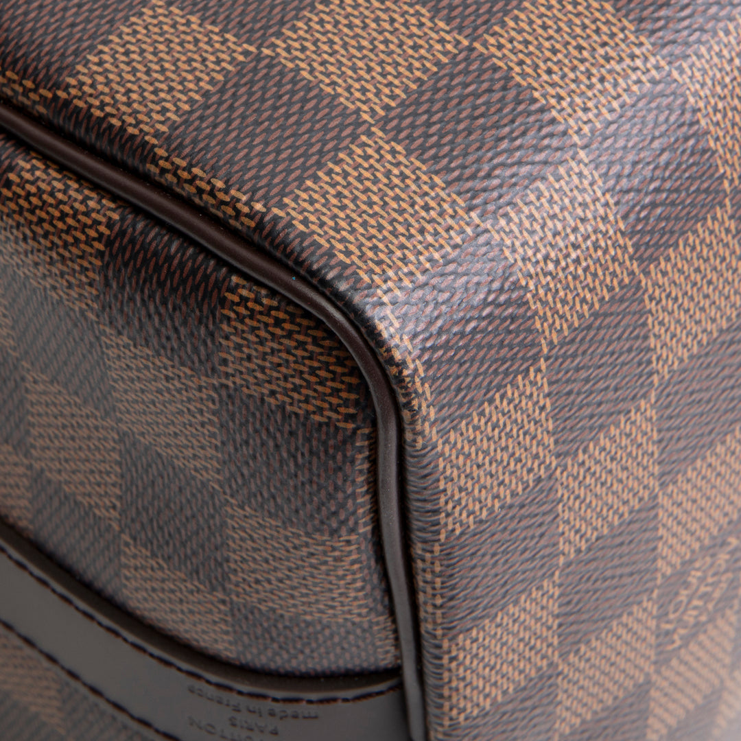LOUIS VUITTON Damier Ebene Speedy Bandouliere 25