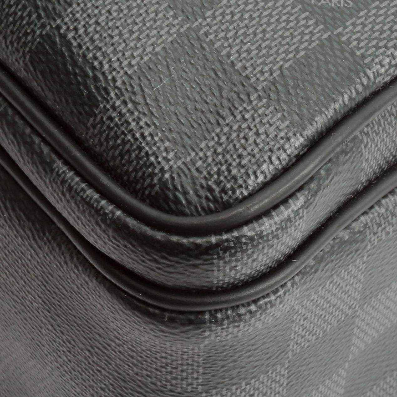 LOUIS VUITTON SHW Icare Briefcase Shoulder Handbag N23253 Damier Graphite  Black