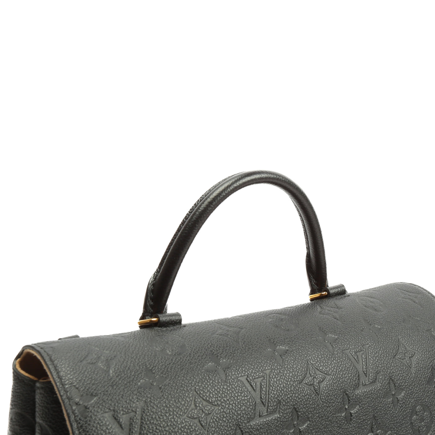 Louis Vuitton Marignan Handbag Monogram Empreinte Leather Neutral