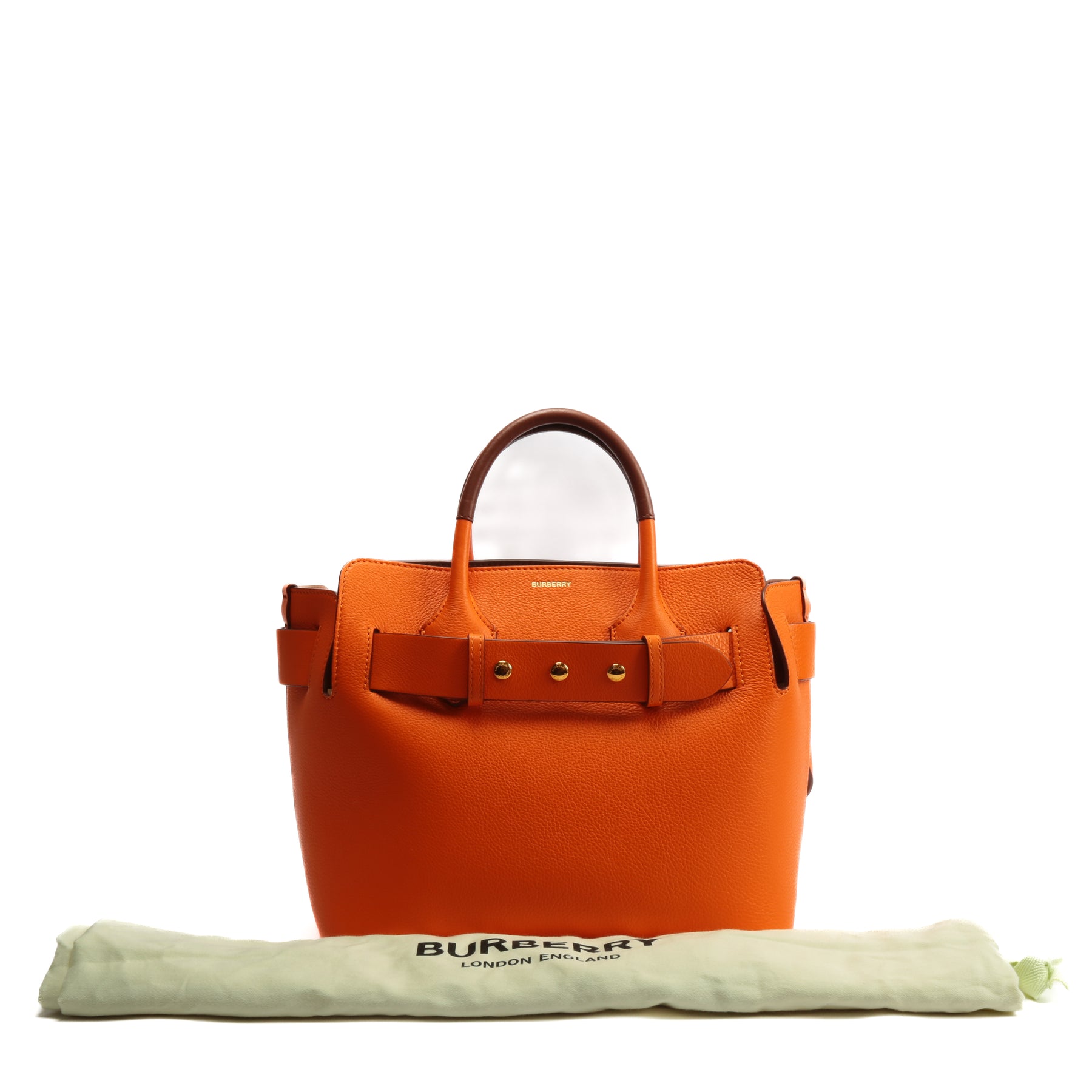 Tiffany & Co. Gold & Orange Reversible Tote Bag Wallet Pouch Dust  Bag Authentic