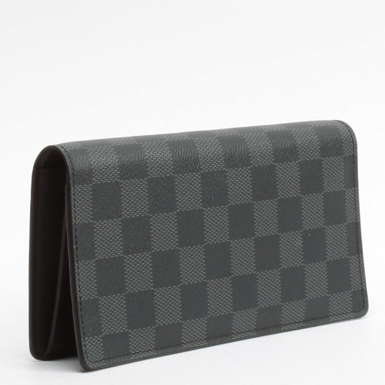 Louis Vuitton, Bags, Louis Vuitton Brazza Wallet Damier Graphite