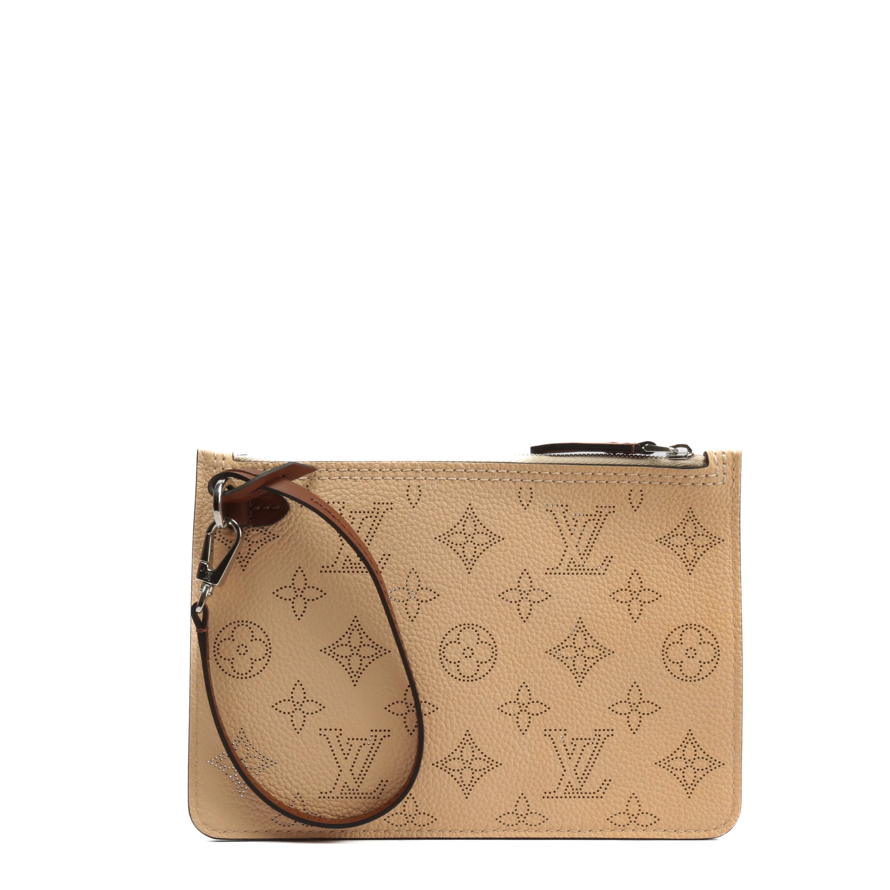 Louis Vuitton Top Handle Girolata Monogram Mahina With Accessories Magnolia  in Leather with Silver-tone - US