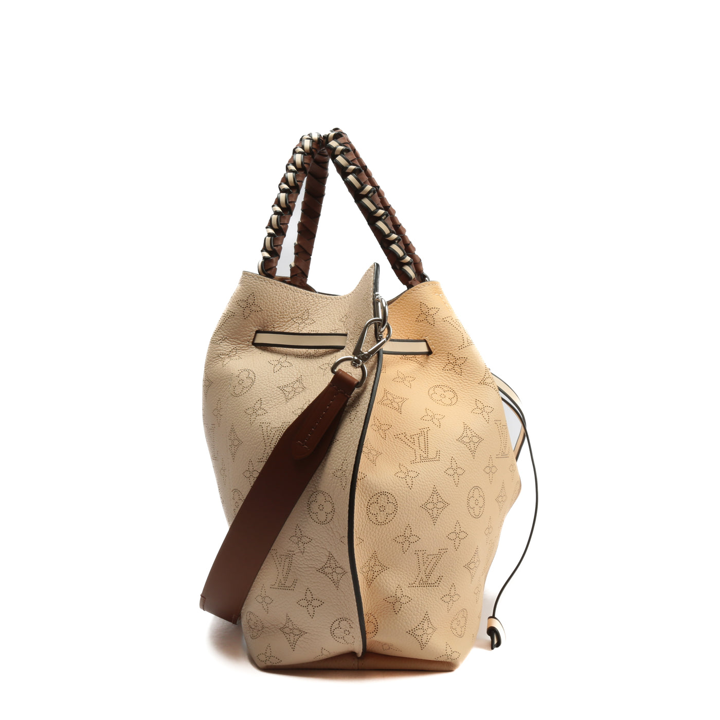 Girolata handbag Louis Vuitton White in Cotton - 30689244