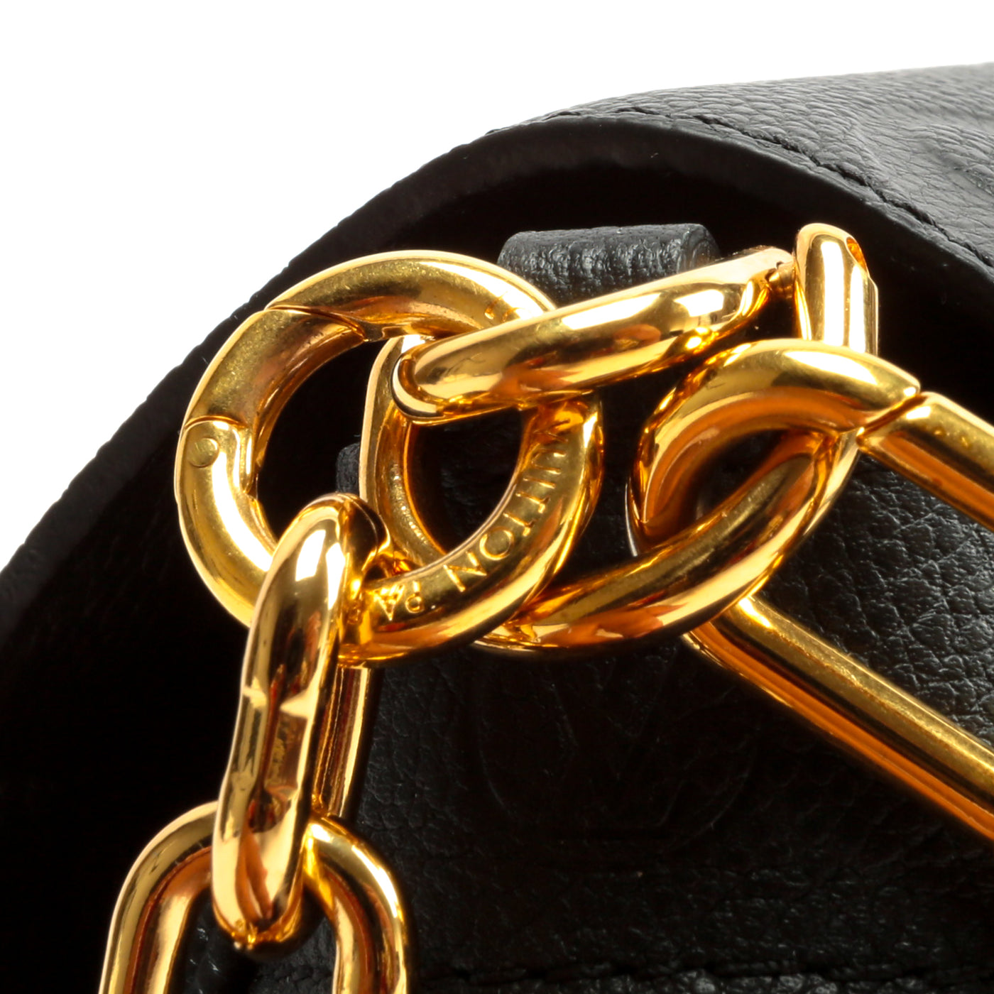 Louis Vuitton Black Monogram Giant Empreinte Leather Favorite MM