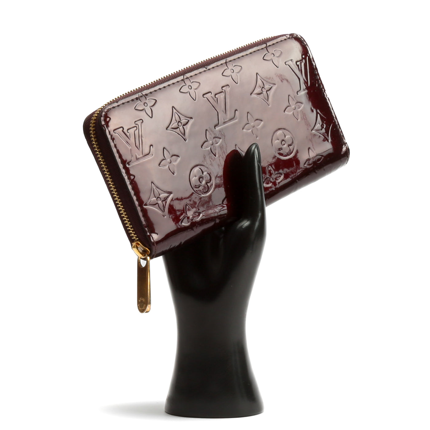 Louis Vuitton Monogram Amarante Zippy Leather Vernis Wallet W