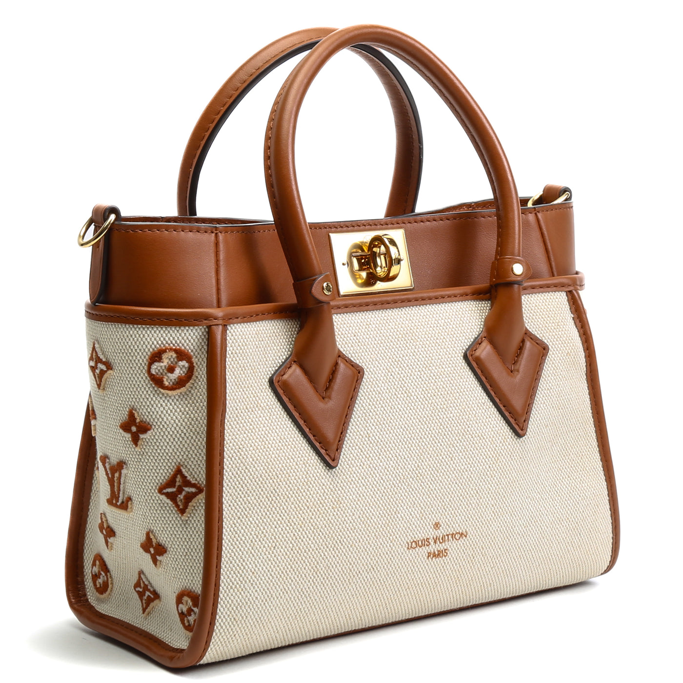 LOUIS VUITTON Monogram Tuffetage On My Side PM - Neutral