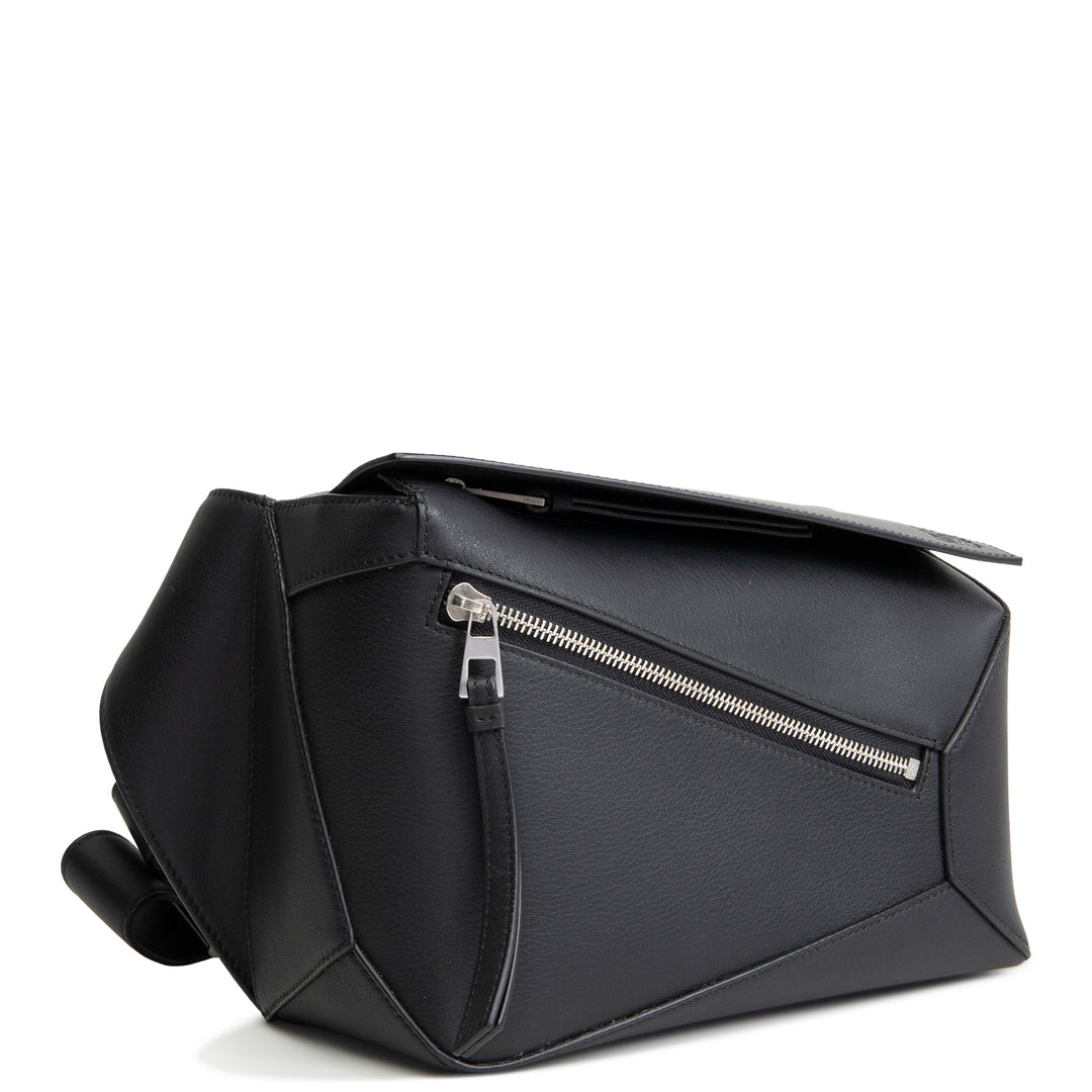 LOEWE Puzzle Edge Bumbag - Black
