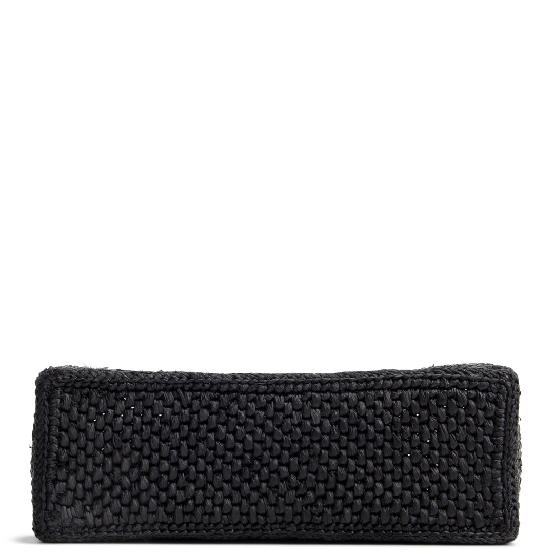 LOEWE Raffia Font Mini Tote - Black