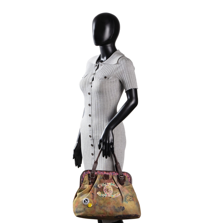 CHANEL Graffiti On The Pavements Bowling Bag