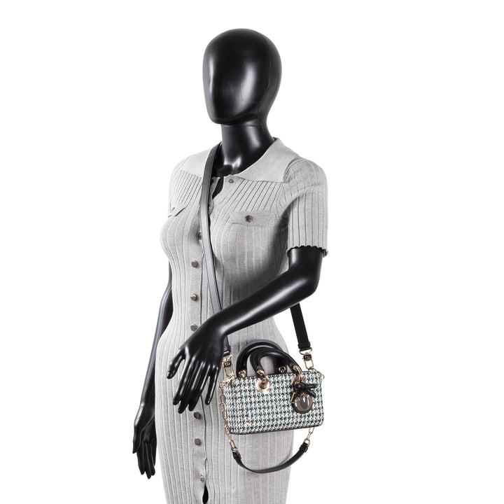 DIOR Mini Lady D-Joy Bag - Multicolor Sequins w/ Houndstooth